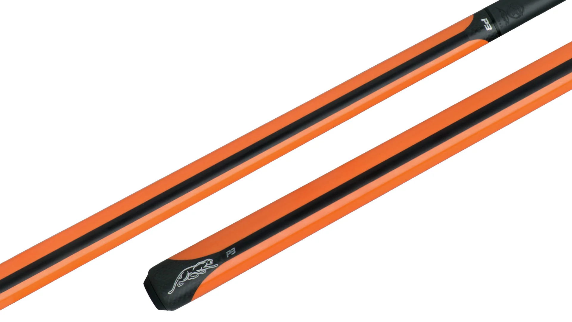 Predator P3 Flare Orange Pool Cue - No Wrap - Image 2